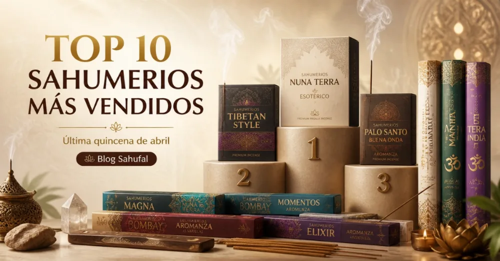 Top 10 sahumerios más vendidos en la última quincena de abril 2026