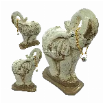 Elefante de la Abundancia con Cadena 29 cm
