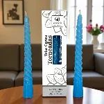 Vela Torneada chica 15 cm Caja x 6 unidades Iluminarte