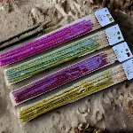 Sahumerios Largos Triple Empaste Jardín x 6 Varillas