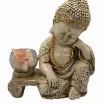 Buda Oriental Yeso 20cm