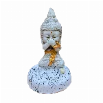 Porta Sahumerio Buda Yeso Extra Duro 14 cm