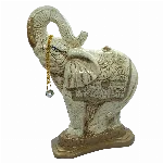 Elefante de la Abundancia con Cadena 29 cm