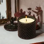 Vela Caramelera Negra 9 x 14 cm Aromanza