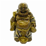 Buda Saco de la Fortuna 22 cm Yeso Extra Duro