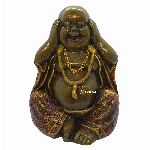Buda Sonriente de la Fortuna 21 cm Yeso Extra Duro