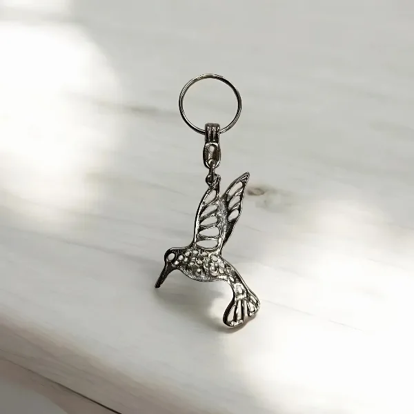 Llavero Colibrí Calado Metal 4 cm