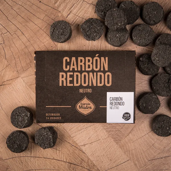 Carbón Redondo Neutro Caja X24