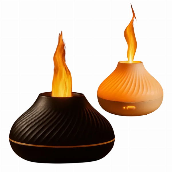 Humidificador Llama Volcánica Redondo 13.5 cm