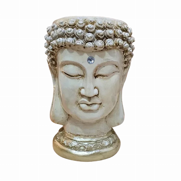 Cabeza Buda Decorativa de Yeso Extra Duro