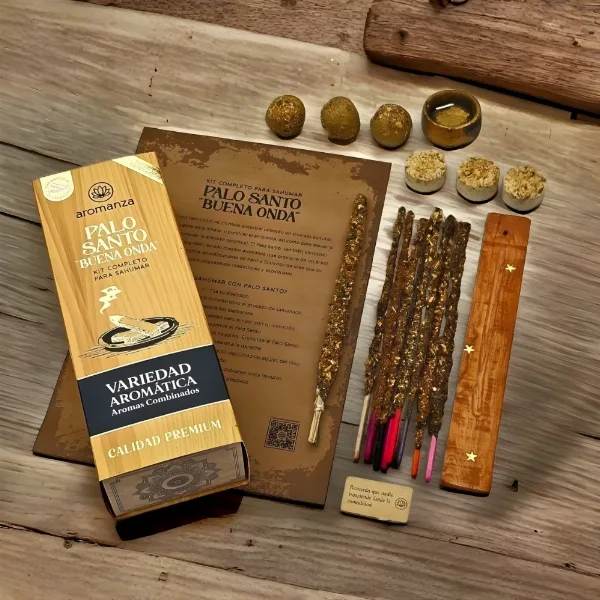 Box Kit Palo Santo Buena Onda Aromanza