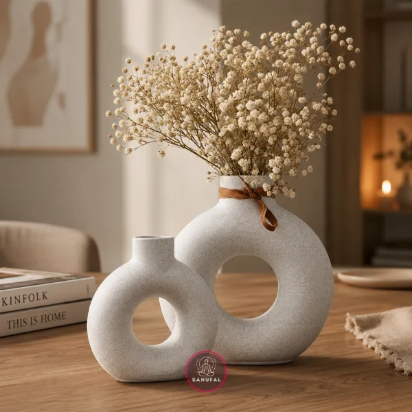 Set de Floreros Nórdicos – Diseño Circular