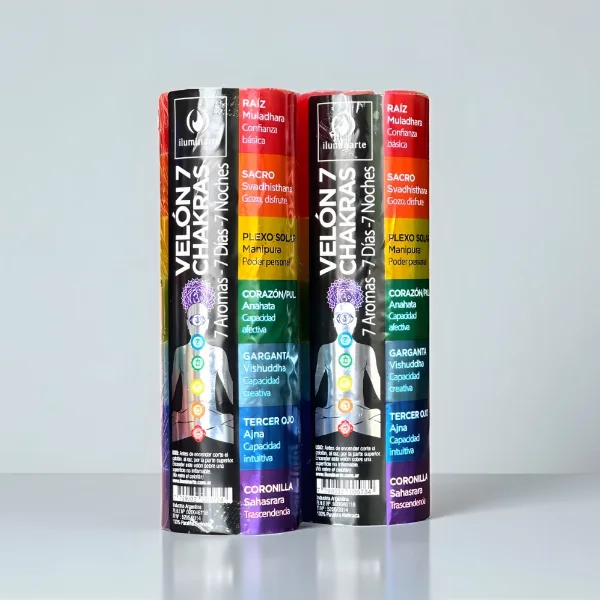 Velón 7 Chakras 7 Aromas Iluminarte