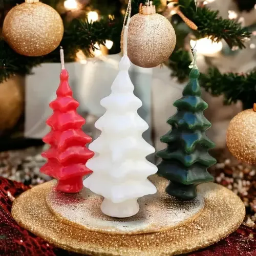 Vela Pinito Navideño 10x3.5cm