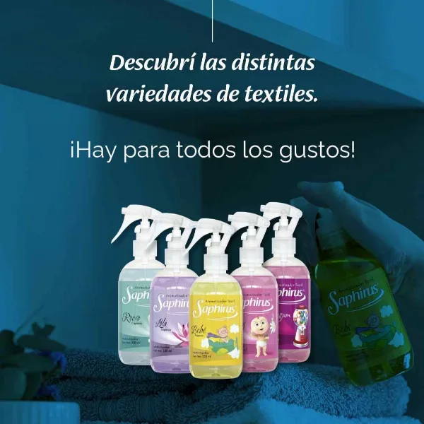 Aromatizante Textil 250ml Saphirus
