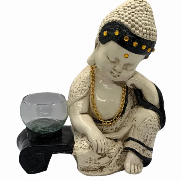 Buda Oriental Yeso 20cm