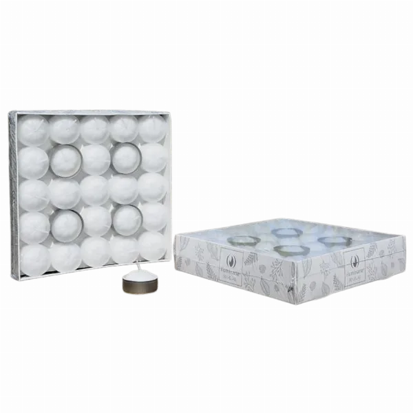 Velas de Noche para hornillo Blancas x50 unidades