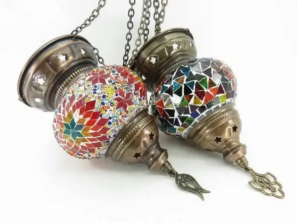 Lampara 3 Cadenas 50x12cm