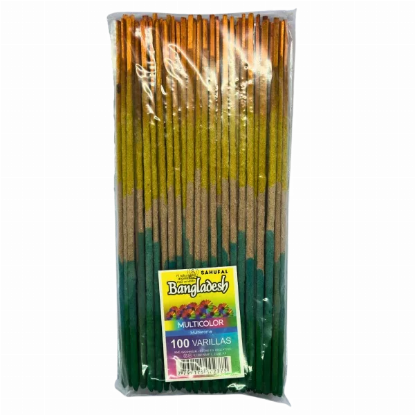 Sahumerios Multicolor – Multiaroma x 100 varillas Bangladesh