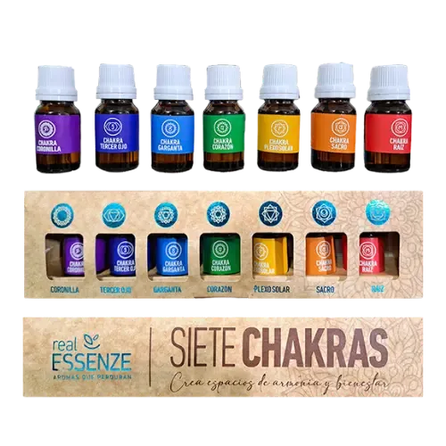 Esencia para Hornillo 7 Chakras caja x7 - Real Essenze