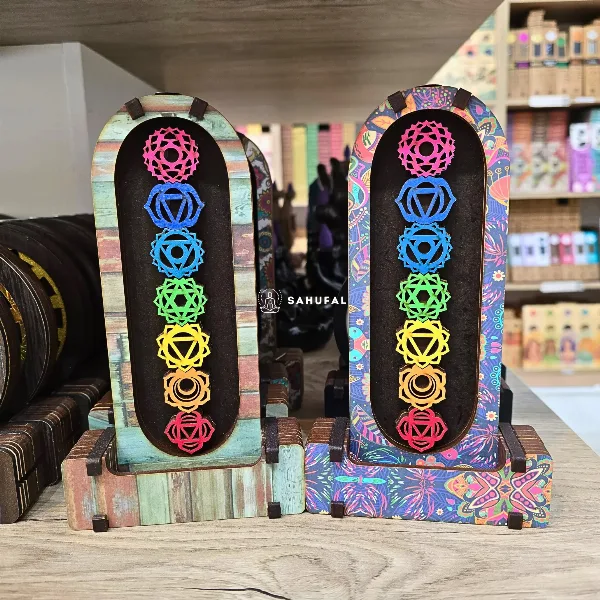 Cascada de Humo 7 Chakras MDF 19 cm