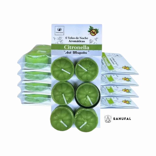 Velas de Noche Aromáticas x 6 Colgable Citronella