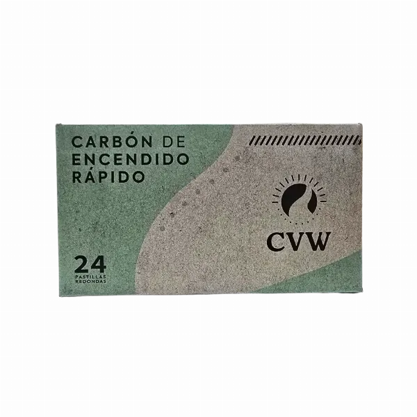 Carbón de Encendido Rápido Caja x 24 Unidades