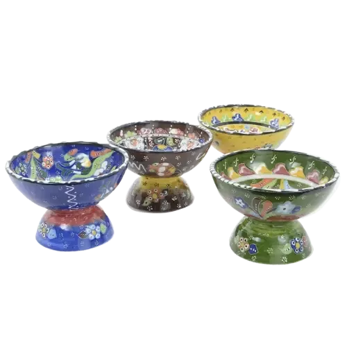 Bowl Turco con pie cerámica