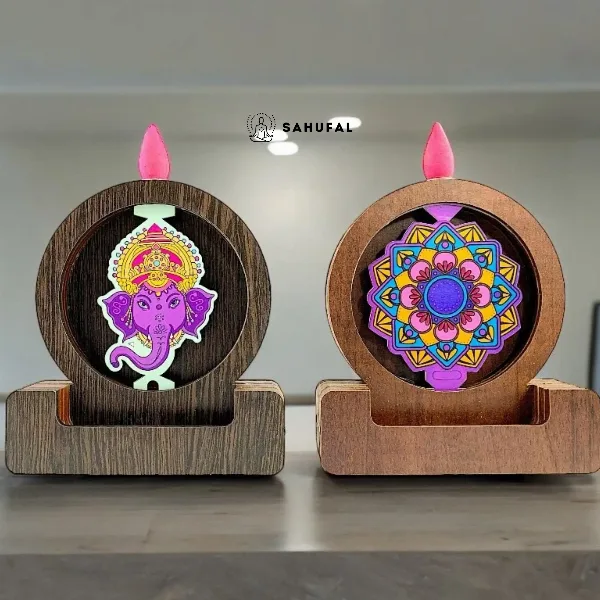 Cascada de Humo Mediana Deco Color 13 cm MDF