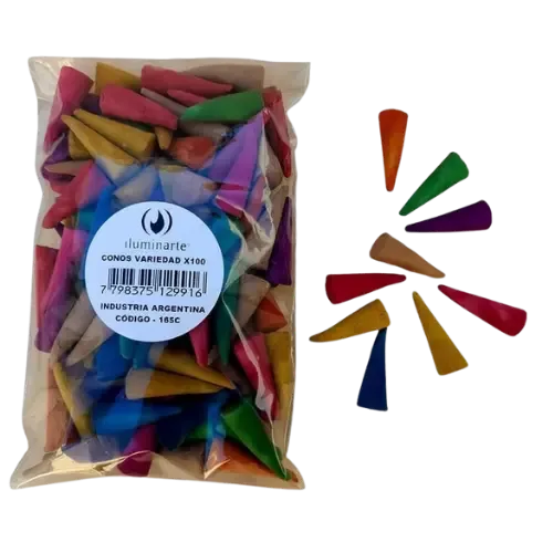 Conos Variedad Iluminarte x100 Unidades