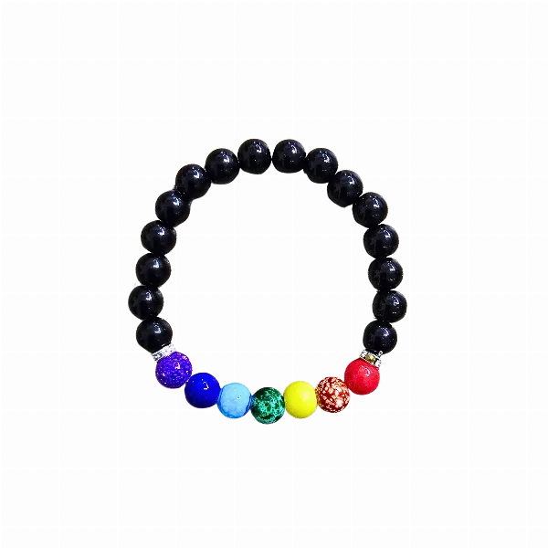 Pulsera Negra 7 Poderes