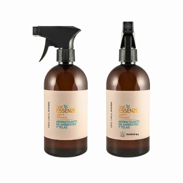 Aromatizante Textil Ámbar Premium Real Essenze 500 ml