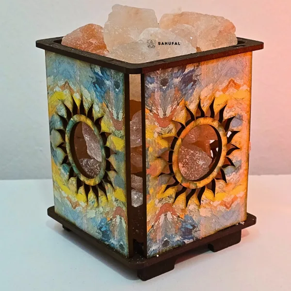Lámpara de Sal del Himalaya Fanal 13 cm