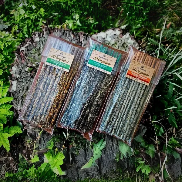 Sahumerios Orgánicos Bolsa x 30 Varillas Aromanza