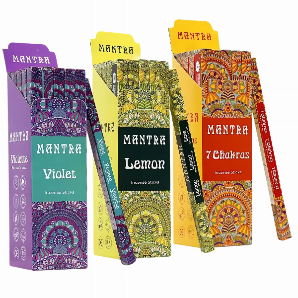 Sahumerio Mantra Squarer Caja x 8 Varillas