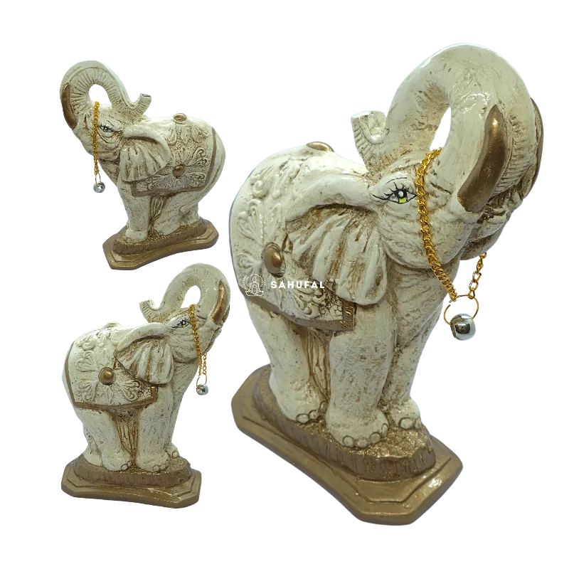 Elefante de la Abundancia con Cadena 29 cm