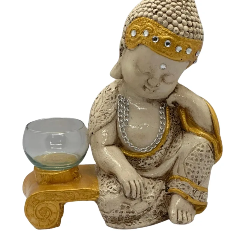 Buda Oriental Yeso 20cm
