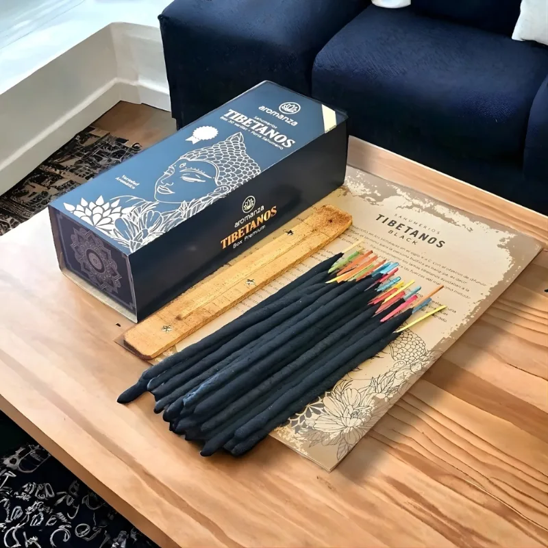 Box Kit Tibetanos Premium Aromanza x 30 varillas