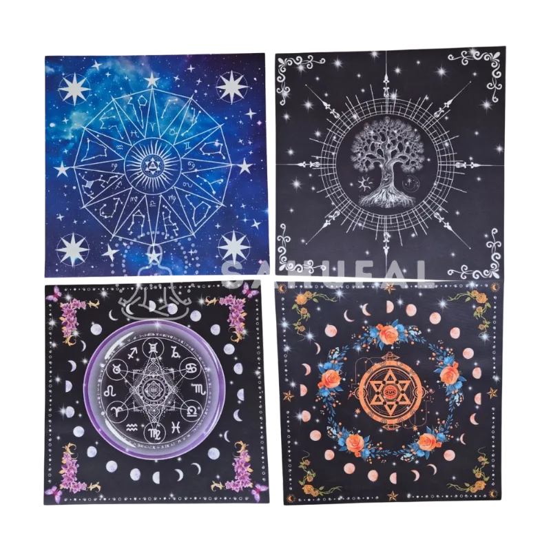Paños de Tarot PVC 50 x 50 cm Importados