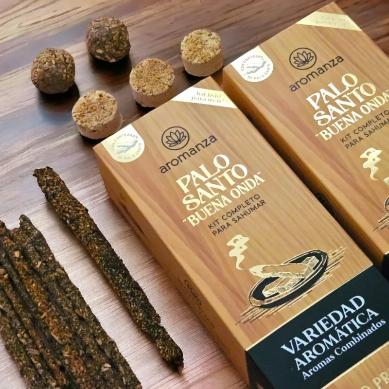 Box Kit Palo Santo Buena Onda Aromanza