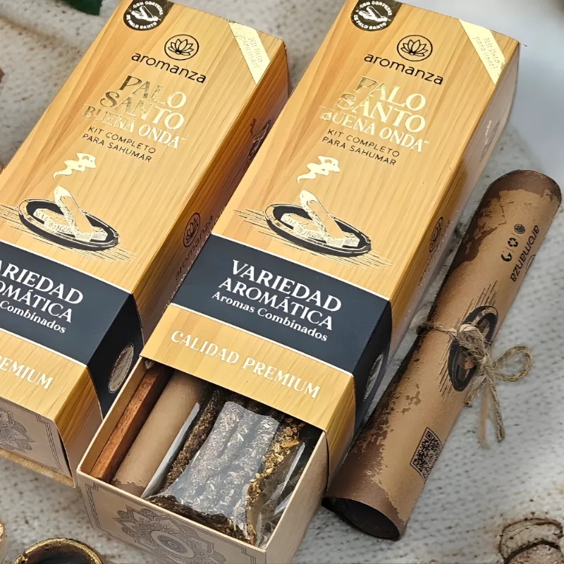 Box Kit Palo Santo Buena Onda Aromanza