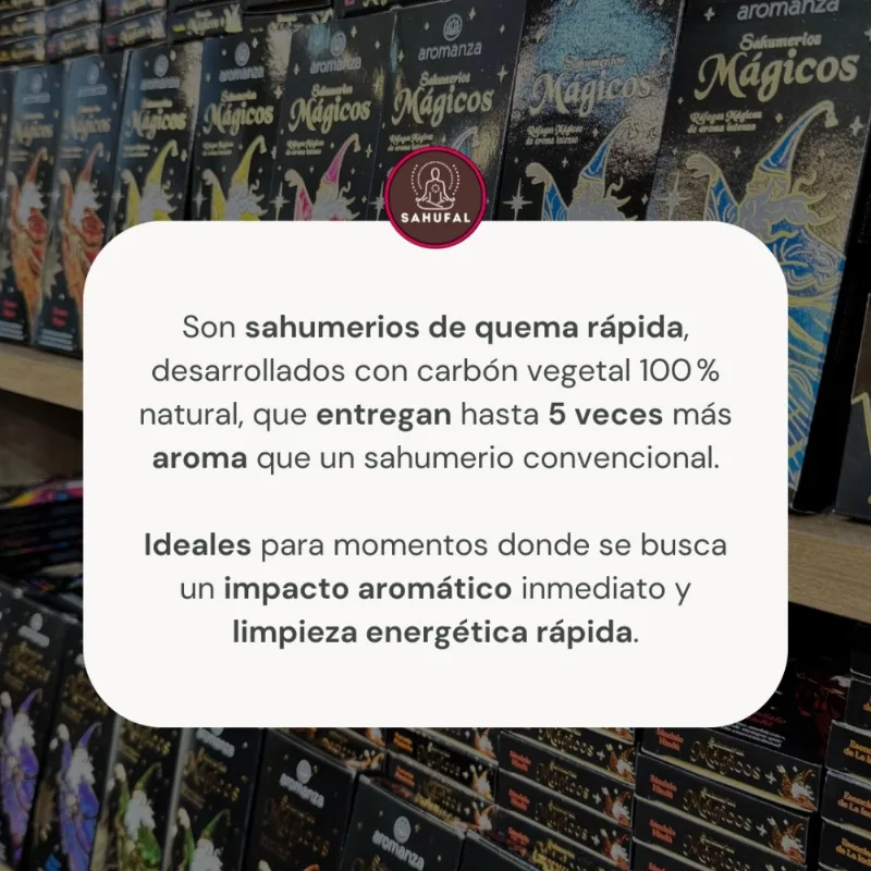 Sahumerios Mágicos Aromanza Caja x 10 Varillas
