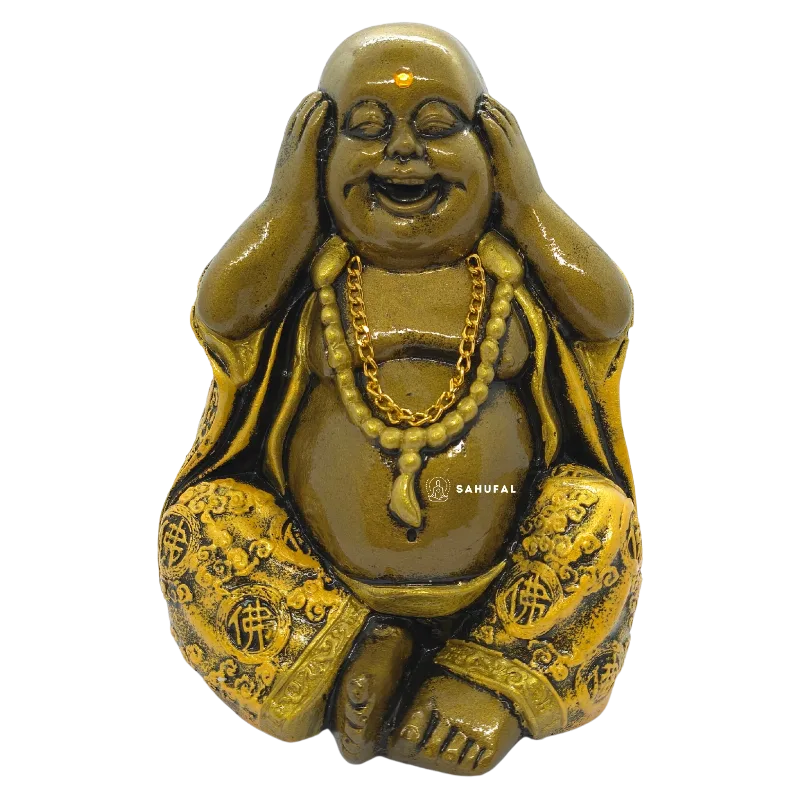 Buda Sonriente de la Fortuna 21 cm Yeso Extra Duro