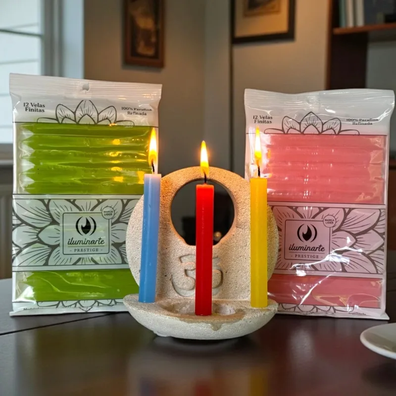Velas Finitas x 12 unidades Iluminarte