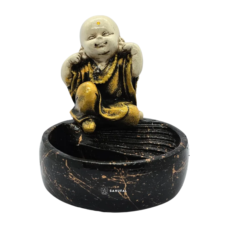 Porta Sahumerio Monjes Sabiduría Yeso Extra Duro