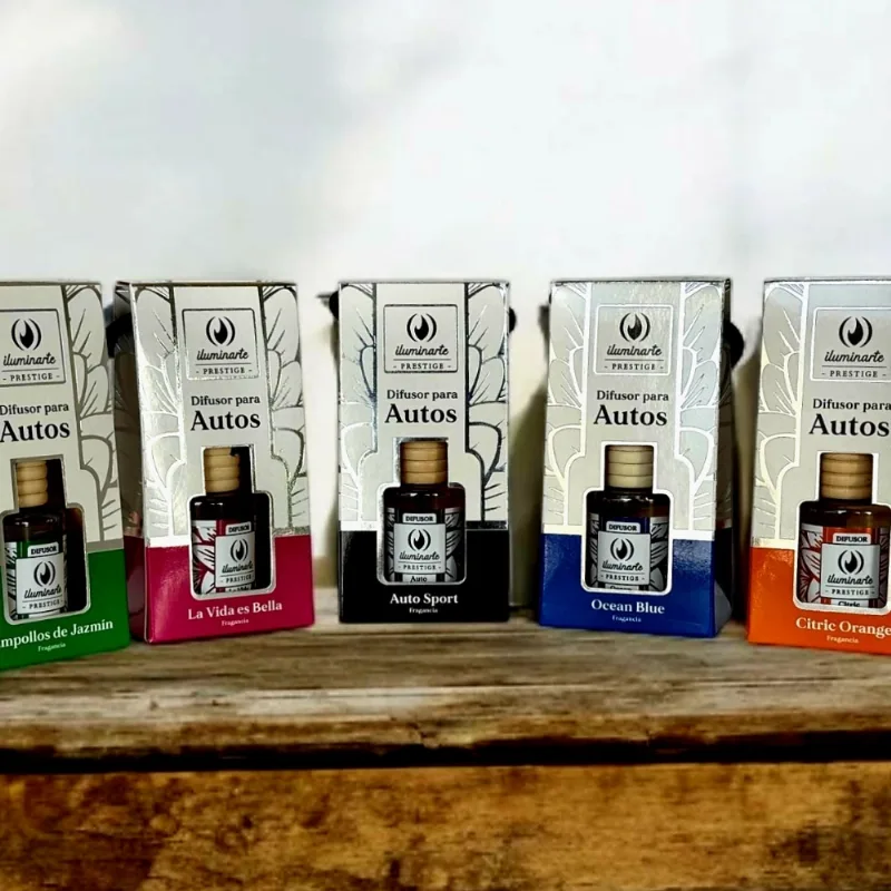 Difusor Aromatizante para Auto Iluminarte Prestige 10ml