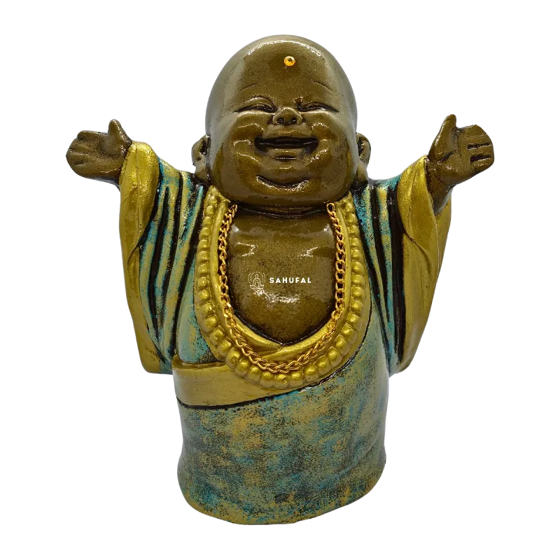 Buda Sonriente de la Fortuna 28 cm Yeso Extra Duro