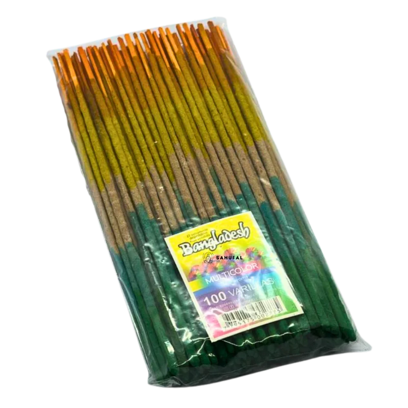 Sahumerios Multicolor – Multiaroma x 100 varillas Bangladesh