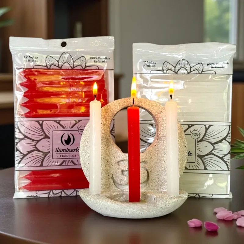Velas Finitas x 12 unidades Iluminarte