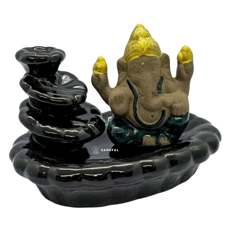 Cascada de Humo Ganesha Cerámica